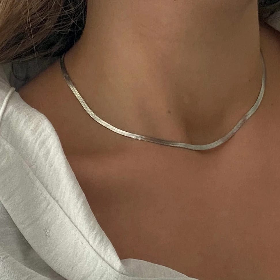 Drice Jewelry | דרייס תכשיטים שרשרת נחש לאישה | צבע כסף