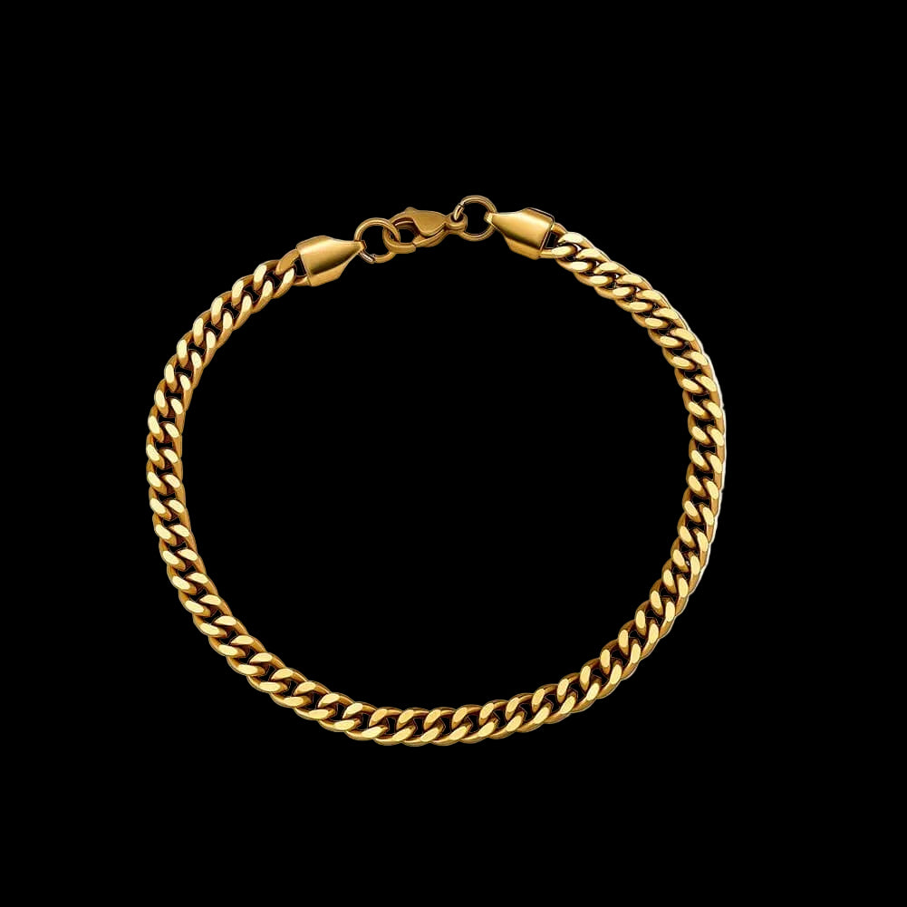 Drice Jewelry | דרייס תכשיטים צמיד לגבר 20.3CM | Medium-Large צמיד חוליות ™ לגבר | צבע זהב