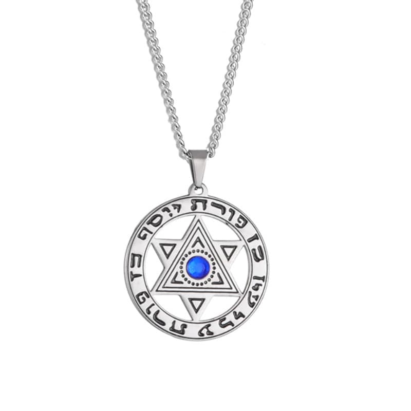 Drice Jewelry | דרייס תכשיטים שרשרת שרשרת מגן דוד יוקרתית | בצבע כסף