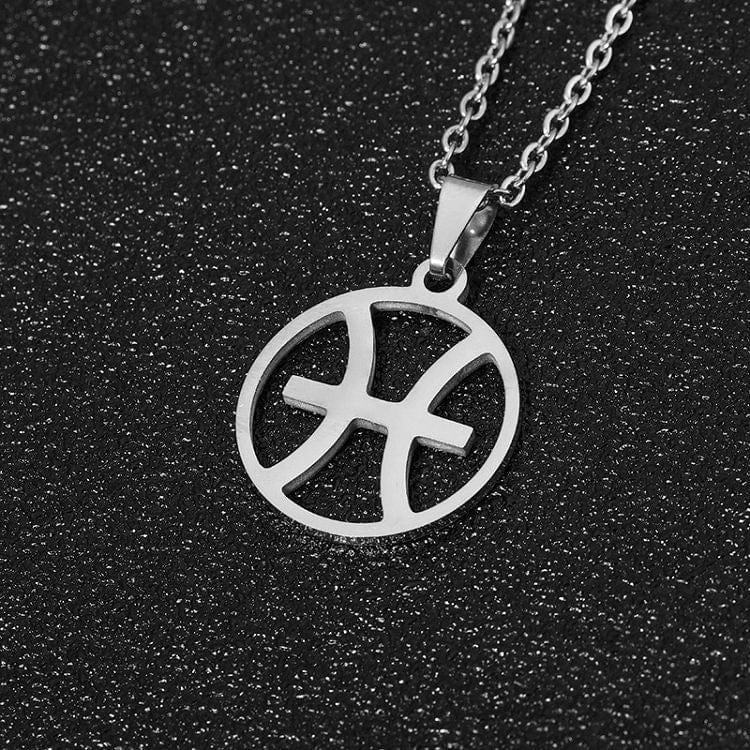 Drice Jewelry | דרייס תכשיטים שרשרת שרשרת יוקרתית מזל דגים | שרשרת יוקרתית בצבע כסף לאישה