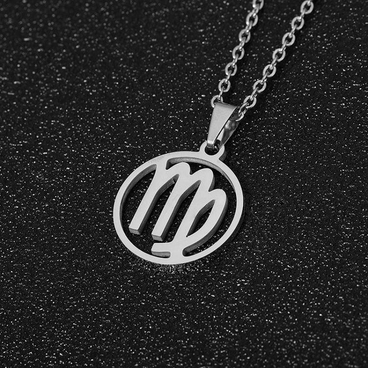 Drice Jewelry | דרייס תכשיטים שרשרת שרשרת יוקרתית מזל בתולה | שרשרת יוקרתית בצבע כסף לאישה