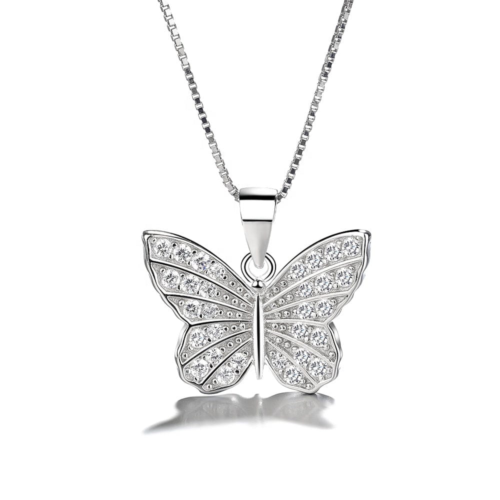 Drice Jewelry | דרייס תכשיטים שרשרת לאישה | שרשרת פרפר כסף