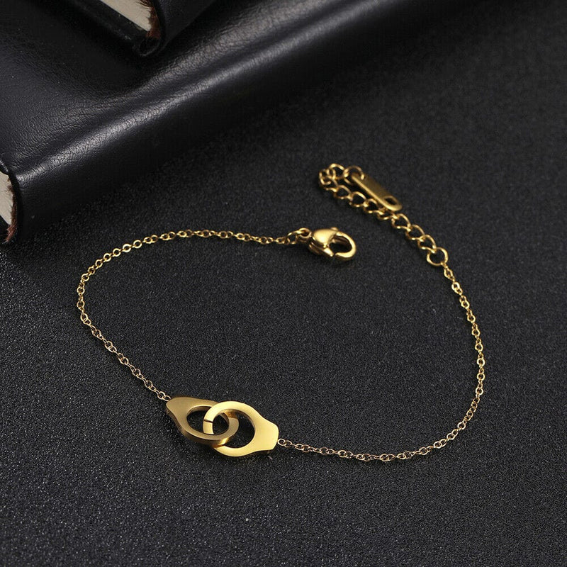 Drice Jewelry | דרייס תכשיטים צמיד לאישה | צמיד אזיקים בצבע זהב