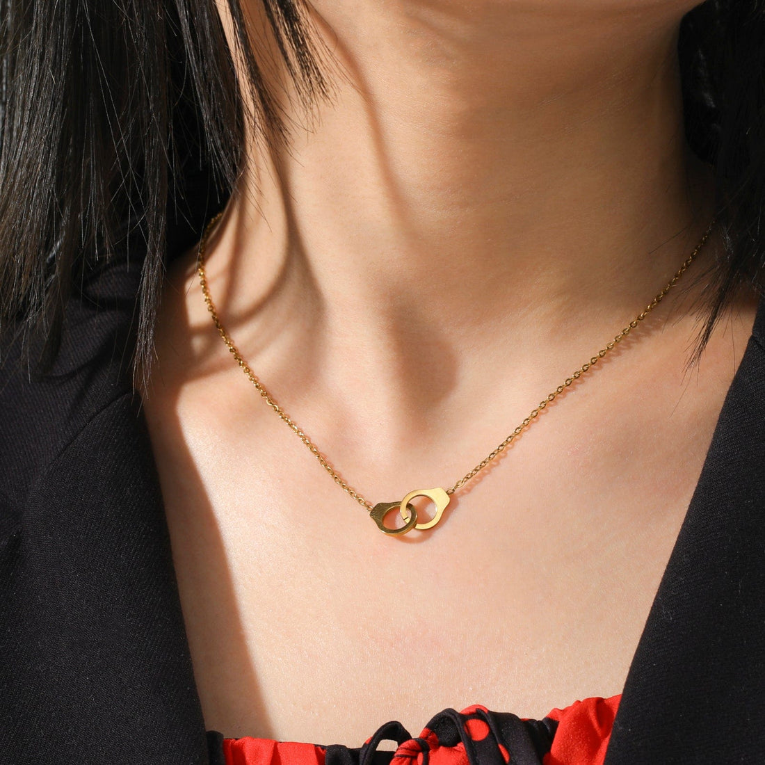 Drice Jewelry | דרייס תכשיטים שרשרת לאישה | שרשרת אזיקים בצבע זהב