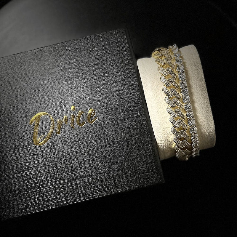 Drice Jewelry | דרייס תכשיטים צמיד לגבר LONDON x TENNIS | צבע זהב