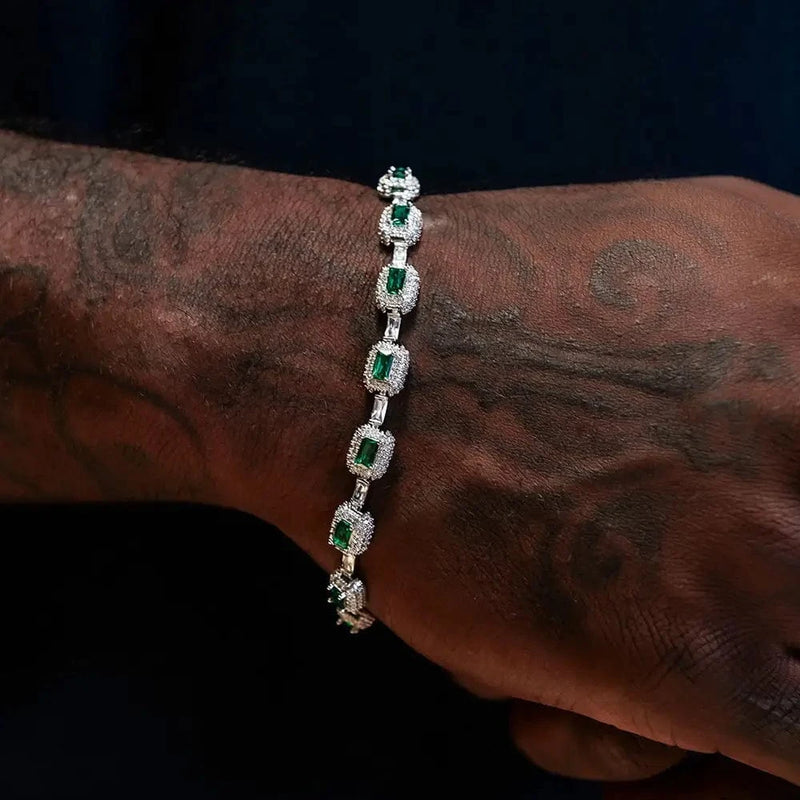 Drice Jewelry | דרייס תכשיטים צמיד לגבר צמיד לוקס Luxe | זהב לבן
