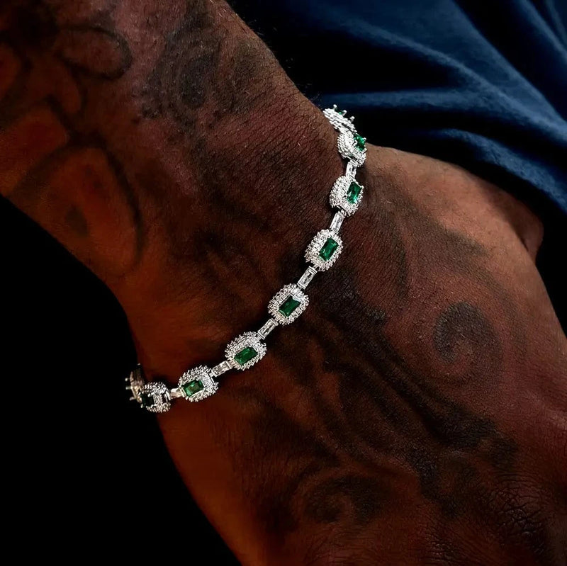 Drice Jewelry | דרייס תכשיטים צמיד לגבר צמיד לוקס Luxe | זהב לבן