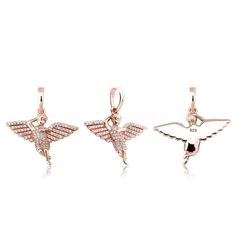 Drice Jewelry | דרייס תכשיטים שרשרת לאישה | שרשרת מלאך רוז גולד