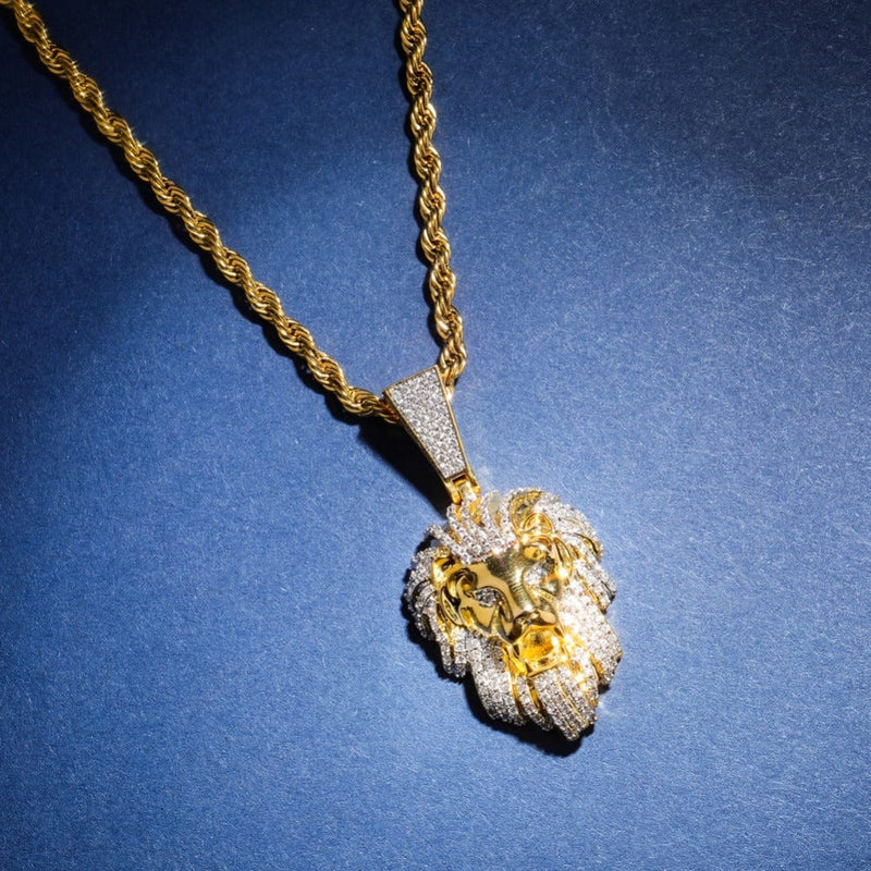 Drice Jewelry | דרייס תכשיטים שרשרת שרשרת יוקרתית אריה לגבר | צבע זהב