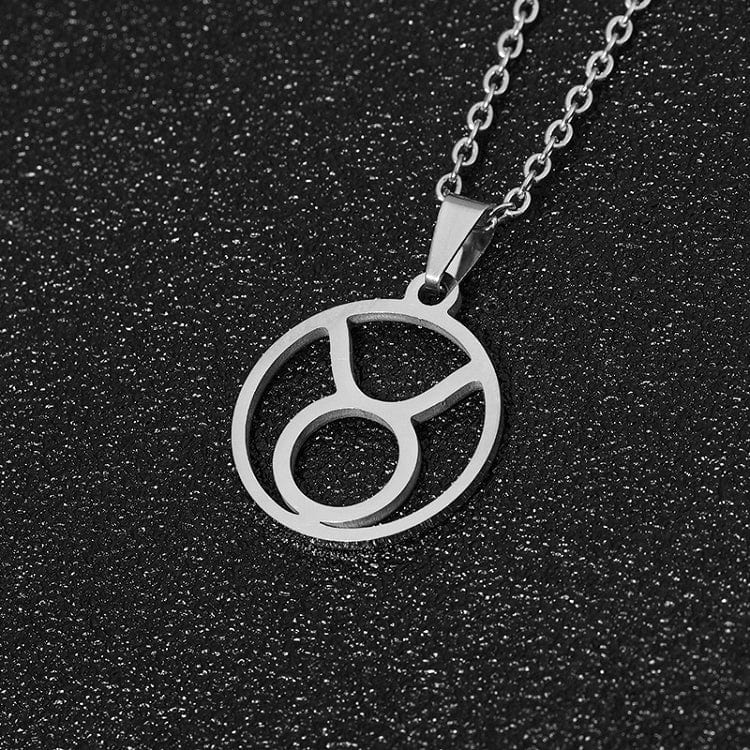 Drice Jewelry | דרייס תכשיטים שרשרת יוקרתית מזל שור | שרשרת יוקרתית בצבע כסף לאישה
