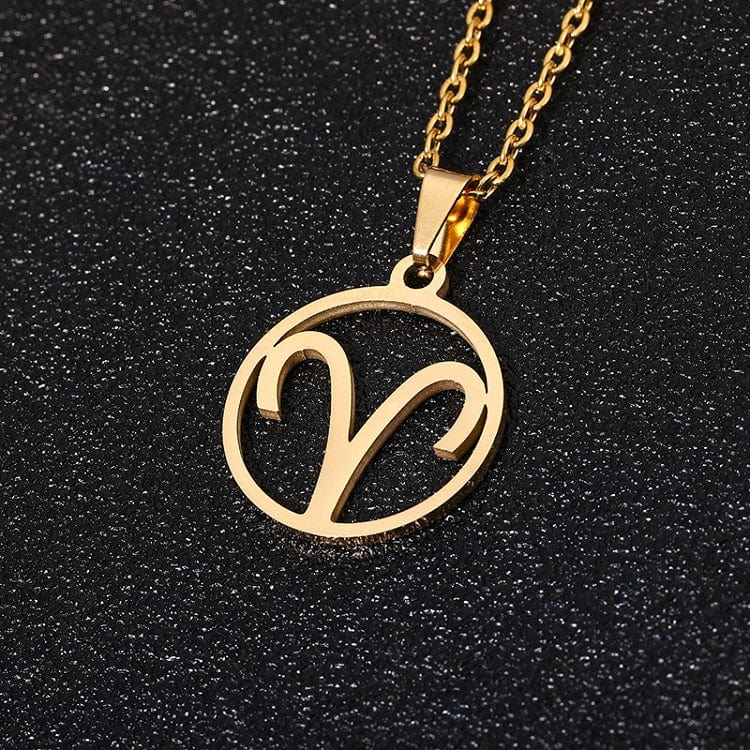 Drice Jewelry | דרייס תכשיטים שרשרת שרשרת יוקרתית מזל טלה | שרשרת יוקרתית בצבע זהב לאישה