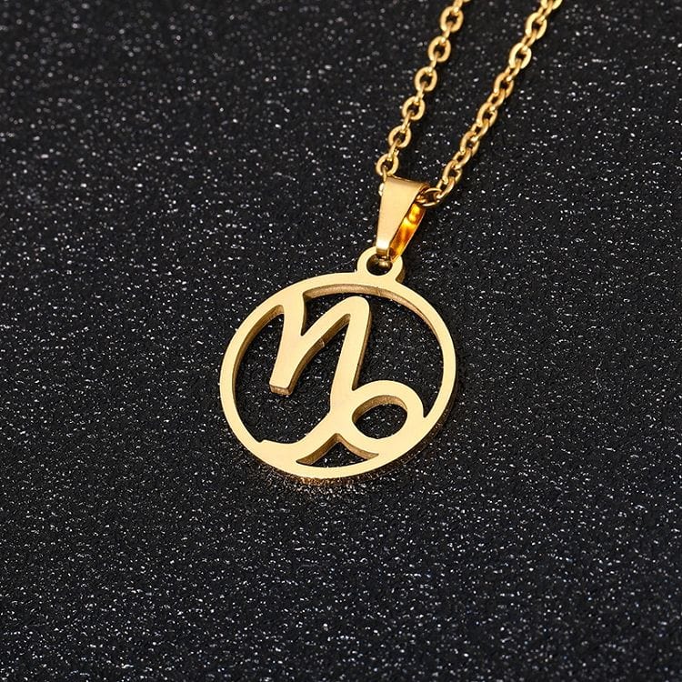 Drice Jewelry | דרייס תכשיטים שרשרת שרשרת יוקרתית מזל גדי | שרשרת יוקרתית בצבע זהב לאישה
