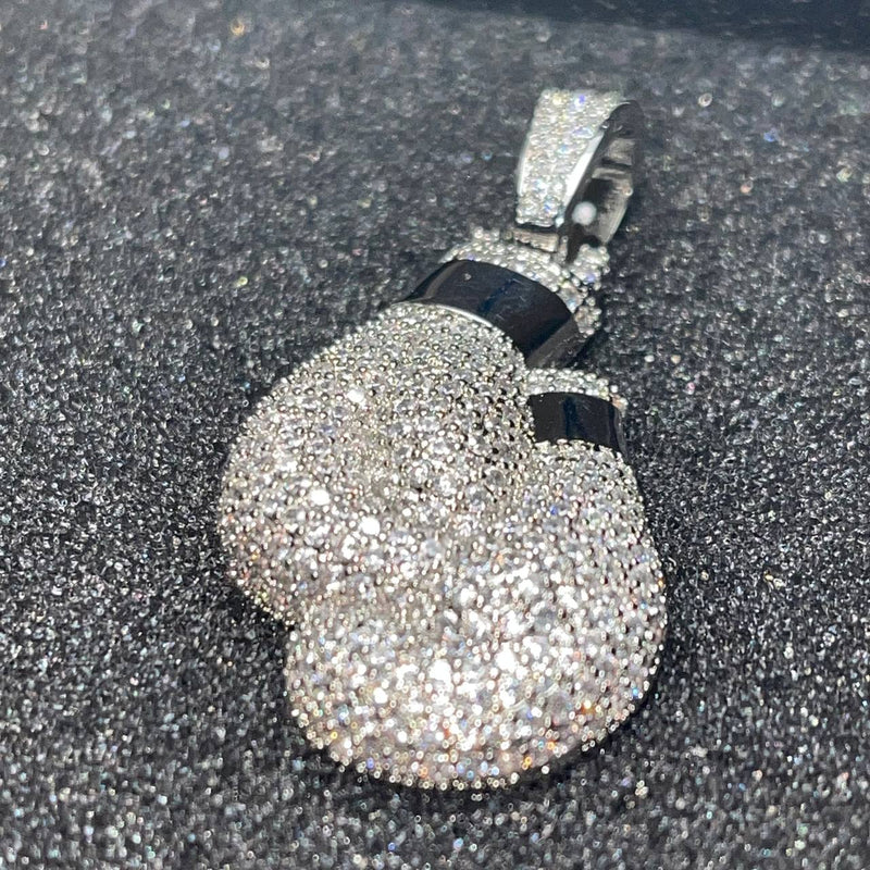 Drice Jewelry | דרייס תכשיטים שרשרת שרשרת כפפות אגרוף יוקרתית לגבר | צבע כסף